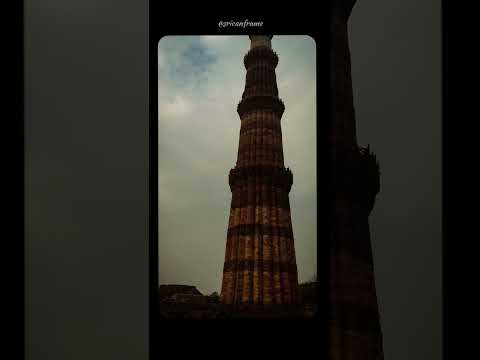 Qutub Minar 🕌: The Timeless Tower of Delhi #qutubminar #delhi