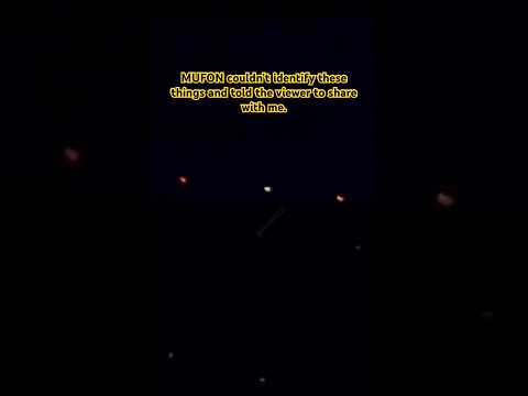 Strange lights in the nighttime sky above Texas. MUFON couldn’t identify. #mrmbb333 #shorts #sky