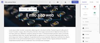 google creare sito web