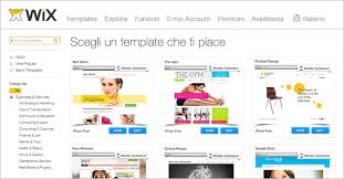 creare sito web con wix