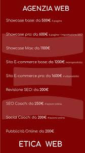 prezzi web agency