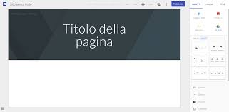 creazione sito google