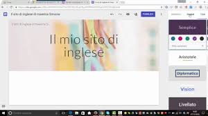 creare sito web con google sites